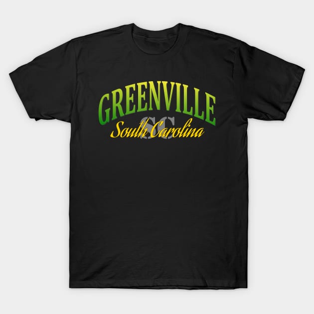 City Pride: Greenville, South Carolina T-Shirt by Naves